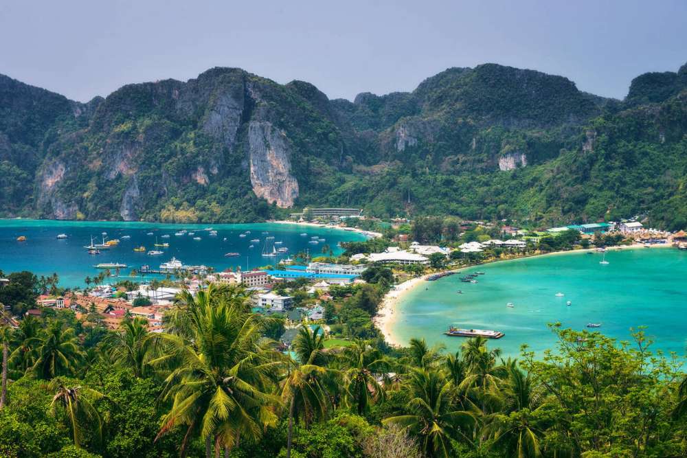 Vue panoramique de Koh Phi Phi